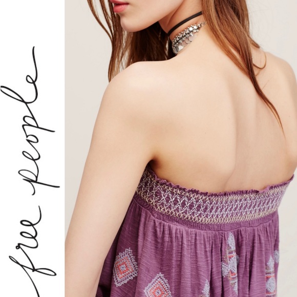 NWOT Free people Boho Tube Top - Picture 5 of 13